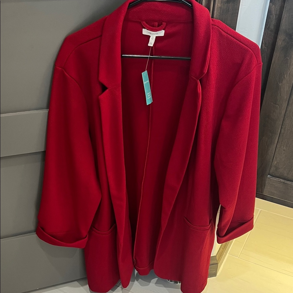 Maurices Vibrant Red Blazer